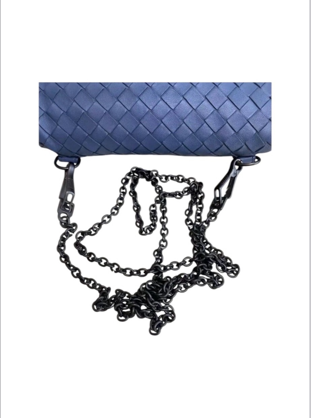 Bottega Crossbody Bag with Chain Strap - Picture 6 of 14